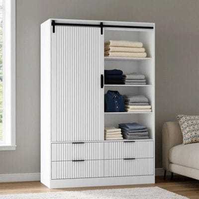 Шкаф для одежды из ЛДСП — идеален для дома