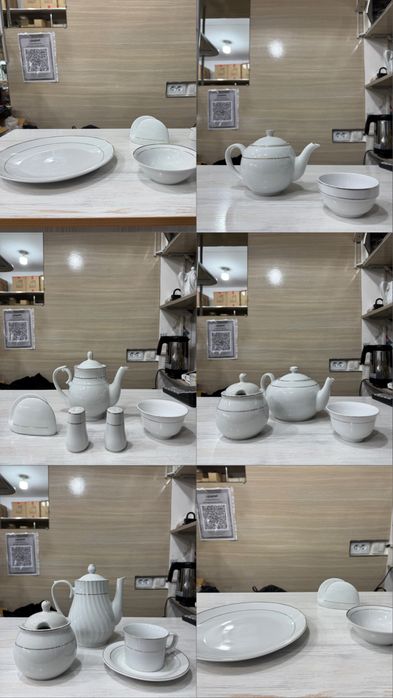 Chinni idishlar restoran va choyhonalar uchun