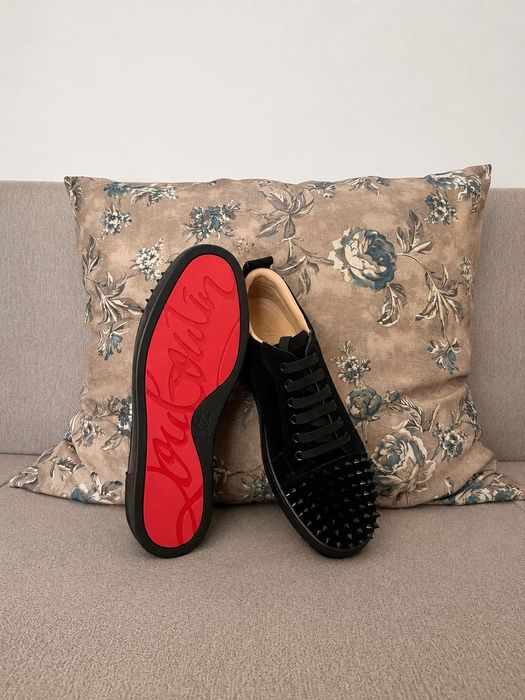 Adidasi Christian Louboutin Spikes Low Black Edition