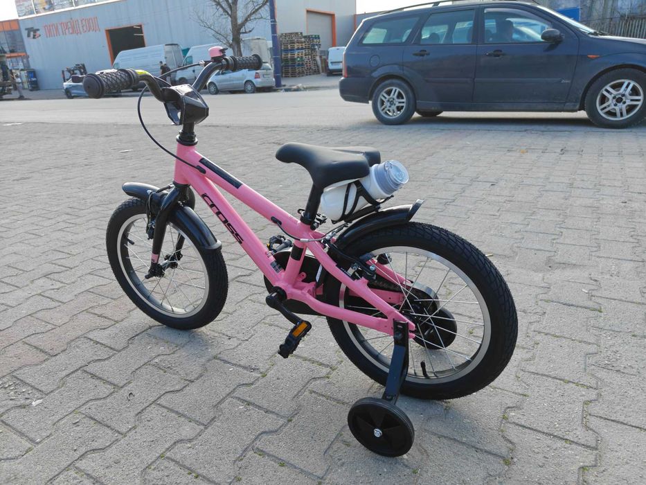 CROSS Алуминиев велосипед 16" ROXY розов