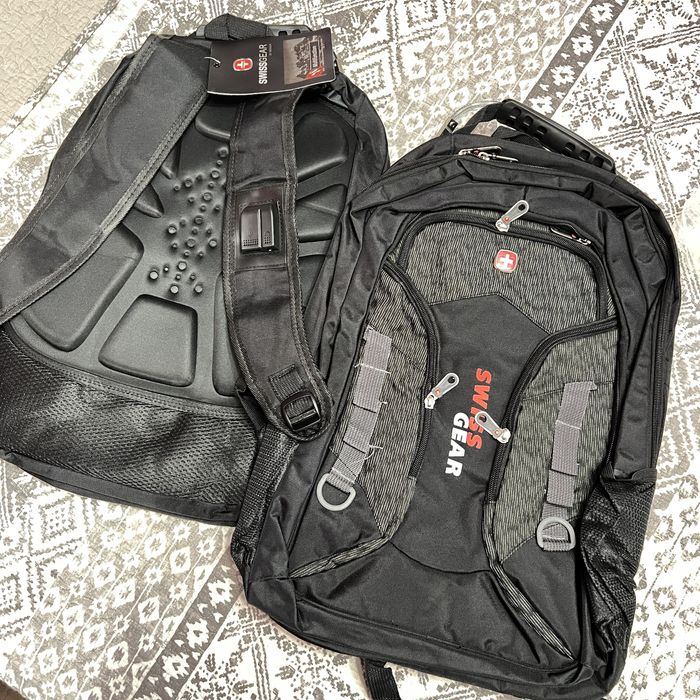 Swissger раница с ортопедичен гръб и подсилена дръжка туризъм пътуване