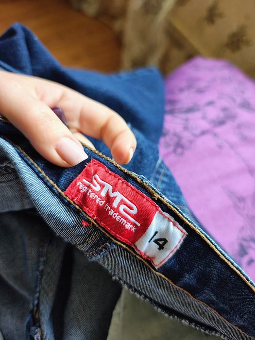 Blugi fete mărime 14 reglabili in talie