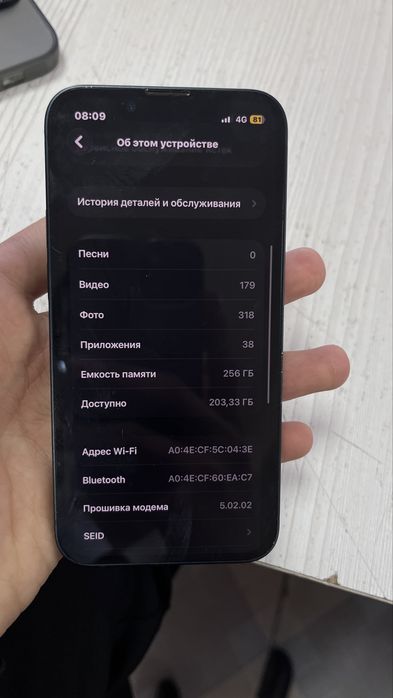 Iphone 13 mini сост четки