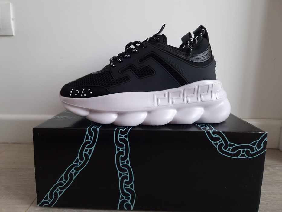 Vers.ace Chain Reaction - alb/negru - Marimea 41 - Cadoul Ideal-Urgent