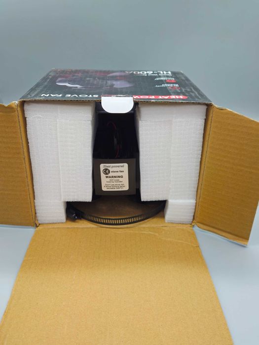 Термовентилатор за печка/камина без ток,магнитен монтаж,скоба за комин