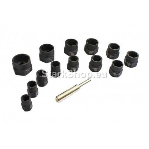 Екстрактори  14 части 10-27мм , HAWEK за Повредени Болтове и Гайки