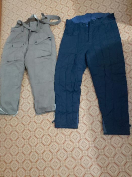 Мужские рабочие стеганые тёплые брюки