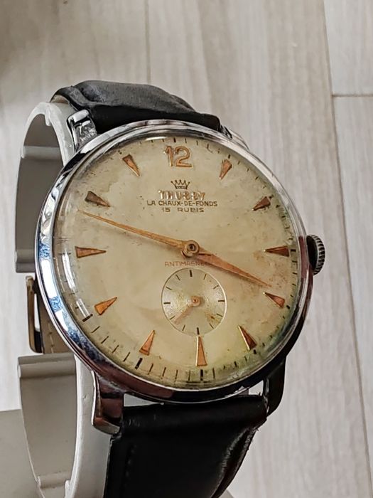 Ceas Thussy Anii'40, Int Manuala 37 mm Funcționează excelent!