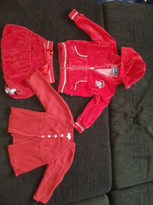 Лот 35 маркови детски дрешки за момиче ръст 80 см (9-12 месеца)