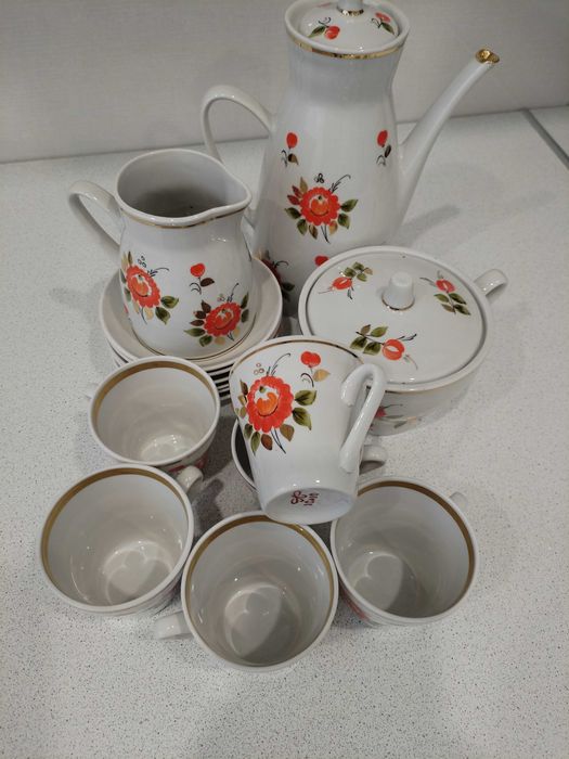 Продам кофейный набор советский фарфор