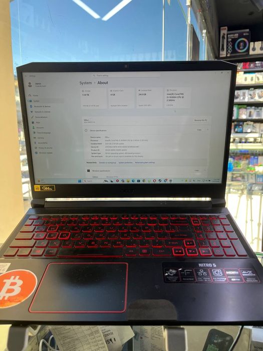 Acer noutbook gaming core i-5-10300