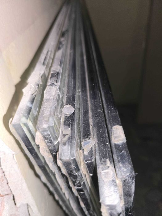 Стъклен парапет - триплекс 10мм - 6 броя