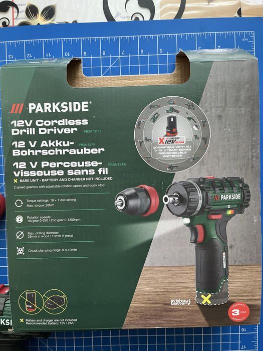 Винтоверт Parkside PBSA 12 F5