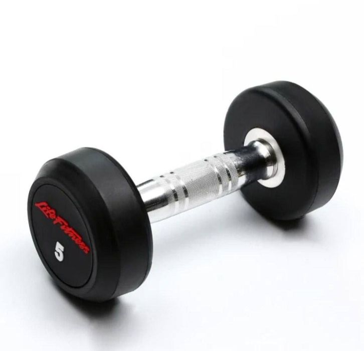 Гантел резиновый Lifefitness 2.5кг до 35кг