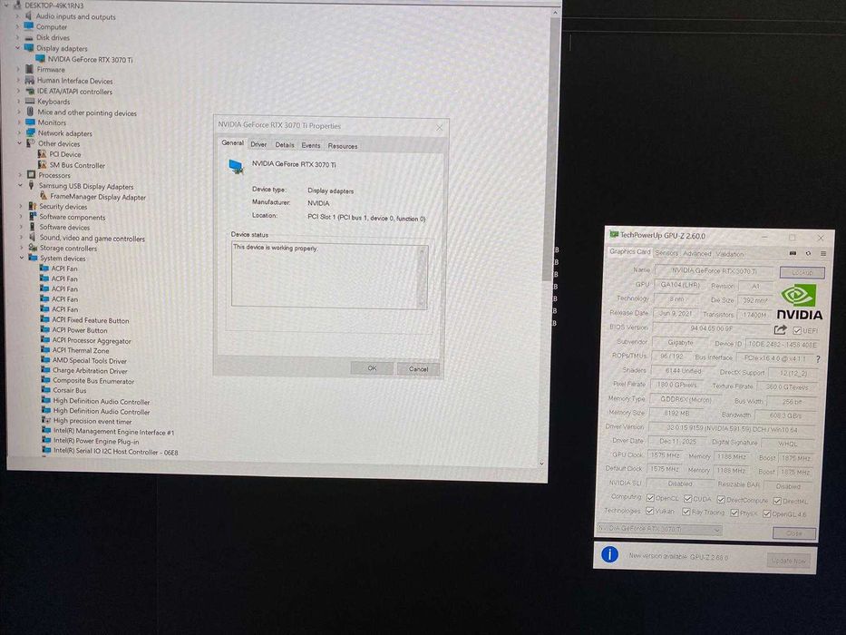 GIGABYTE AORUS RTX 3070 Ti Master 8GB Gaming