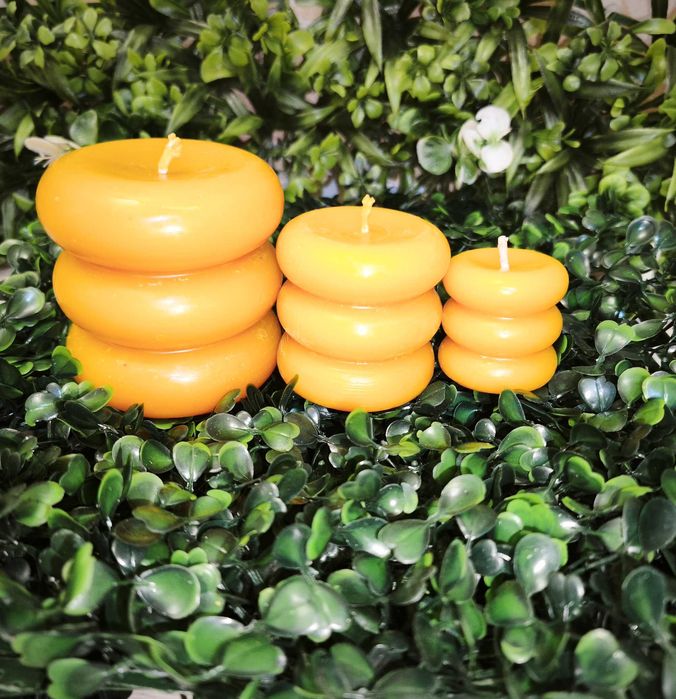 Свещи от 100% пчелен восък - ръчна изработка