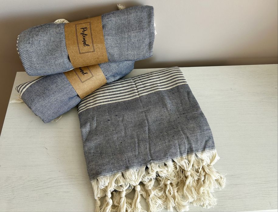 Плажна кърпа, хавлия, ПЕЩЕМАЛ 100% памук, 100х180 см