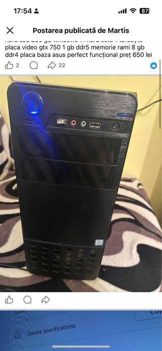 Calculator intel i5 generatia 7