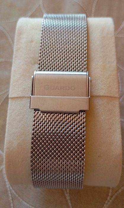 Часовник за мъже Guardo 012077A Silver-Black