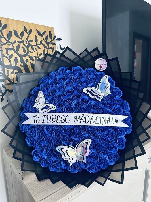 Buchete trandafiri din sapun