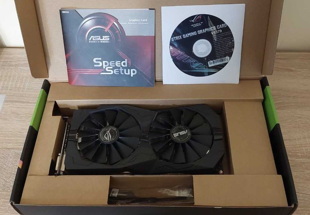 Видеокарта ASUS ROG Strix GeForce GTX 1050 Ti 4GB GDDR5 – Отлично състояние