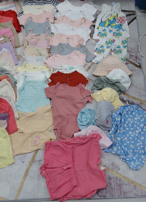 Lot vara fetite 80 86+cadou(110 articole)