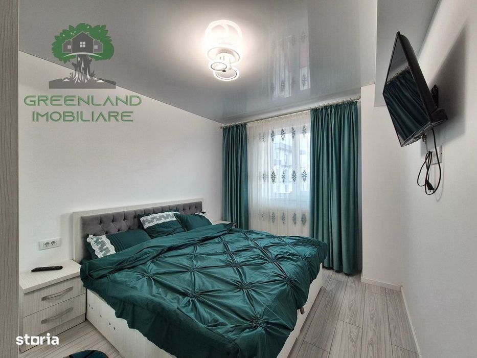 Ap 2 Camere, Mobilat si Utilat,Bloc NOU, LIFT, etaj 3, Parcare, Bucium