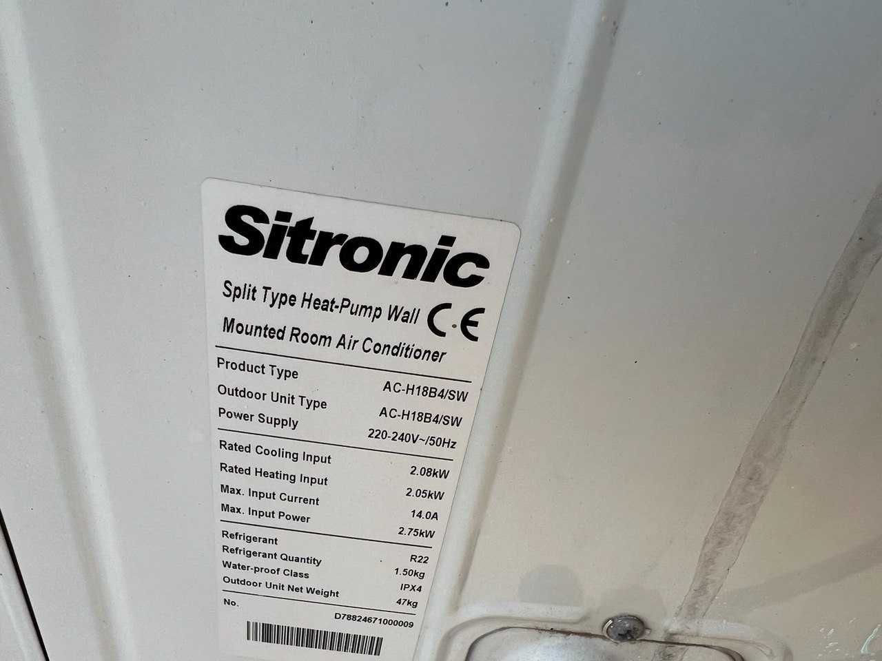 Кондиционер "Sitronic" 18: 2 700 000 сум - Климатическое оборудование ...