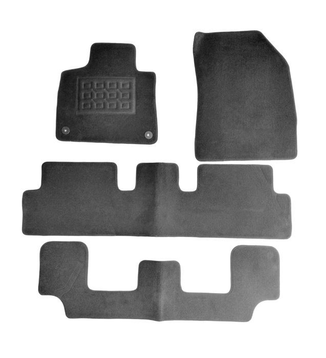 Covorase mocheta Citroen C4 Picasso 7 Locuri, C4 Grand Spacetourer 2013-> Prezent, Negre, set de 4 bucati