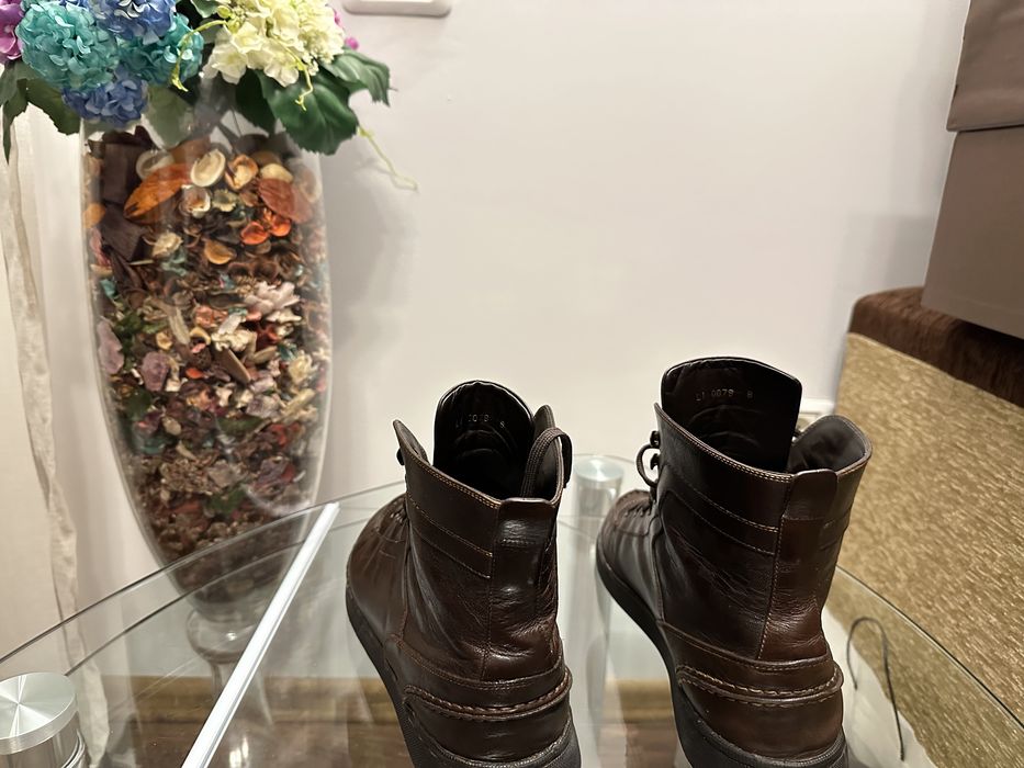 Bocanci piele naturala Louis Vuitton ORIGINALI ghete cizme