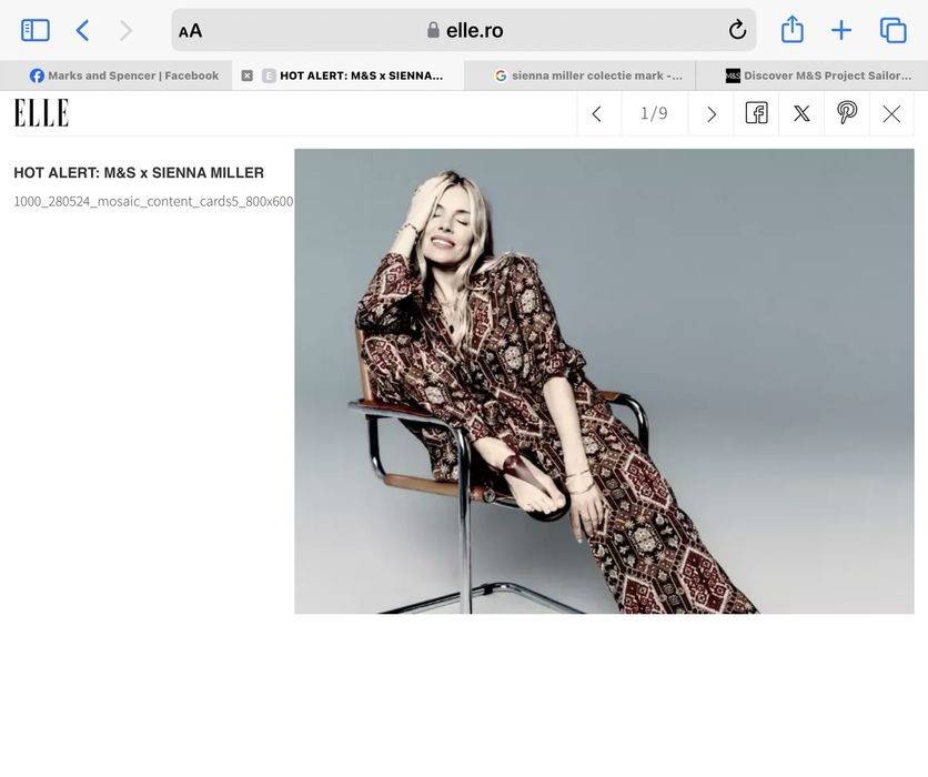 Costum colectia Shienna  Miller M&S