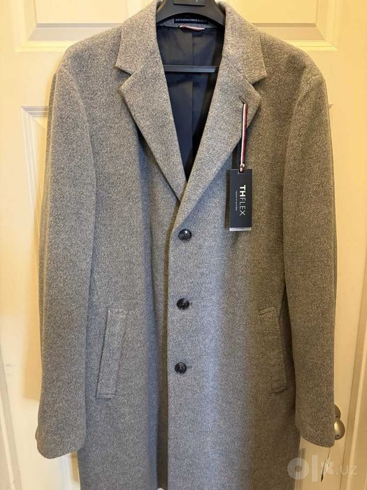 Tommy Hilfiger Мужское шерстяное пальто 40R (M)