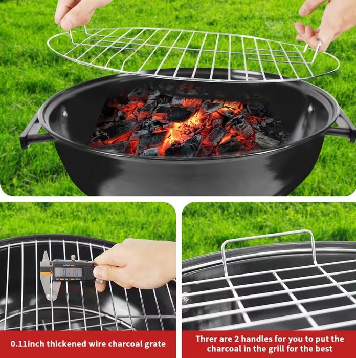 Мобилна Скара на Въглища с Колела – Лесно, Бързо, Вкусно!