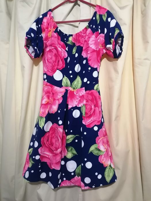 Rochie de vară cu print floral, mărimea 40