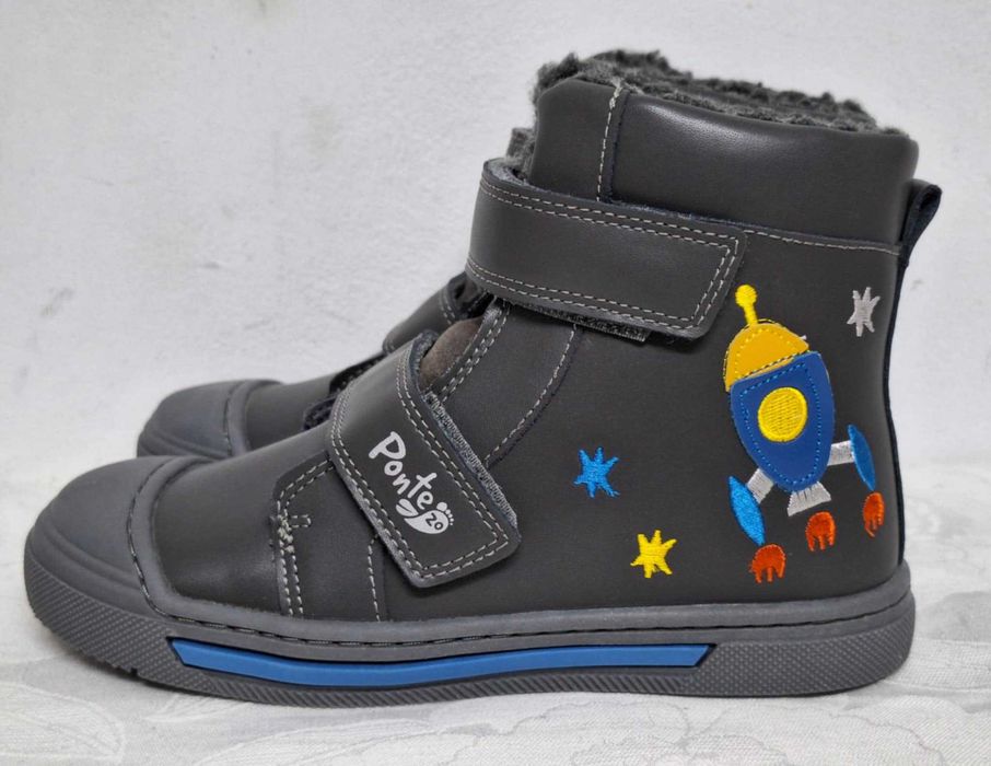 Ghete noi Ponte 20  imblanite supinati  din piele naturala