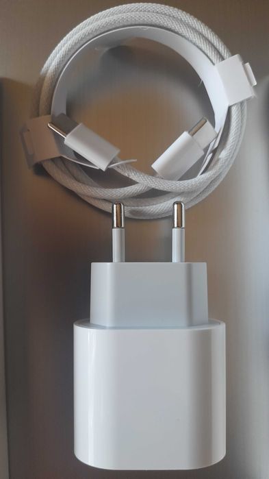 set incarcator 35w fast  iPhone 15 16 17 adaptor priza+cablu incarcare