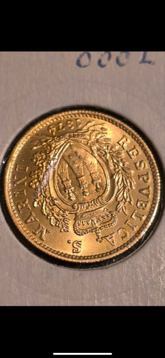 Златни монети 2 Скуди Сан Марино