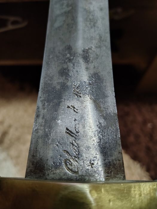 Tesac, an 1835,  sabie scurta de infanterie, Razboiul de Independenta 1877