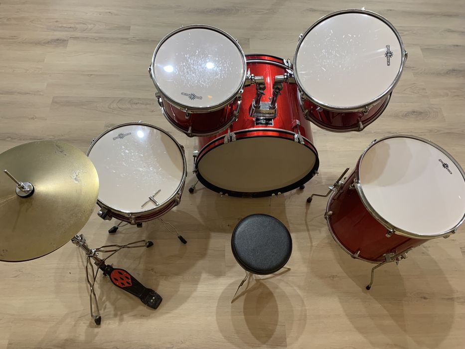 Барабани Gear4music червени