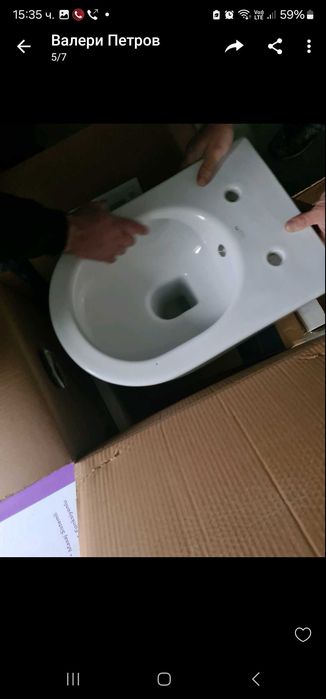 Тоалетна за вграждане isvea infinity с биде