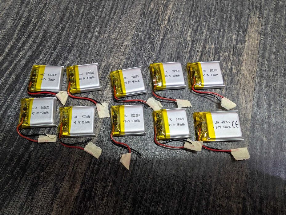 Аккумуляторы 150mAh 3.7V 502020