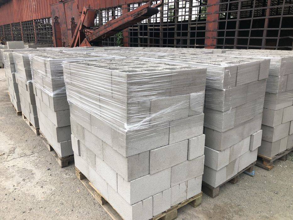 Сплитерные блоки (пескаблок) 39х19х19