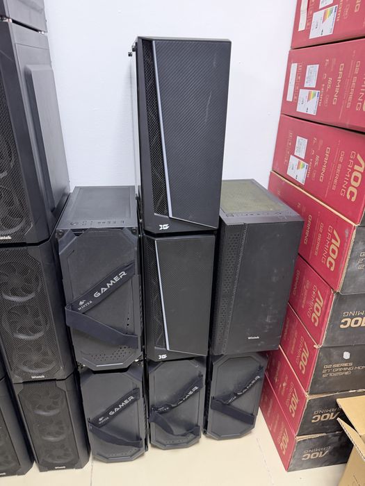 Продам компьютерные корпуса с закалённым стеклом (б/у)