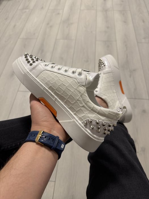 Adidasi Barbati Philipp Plein Alb!