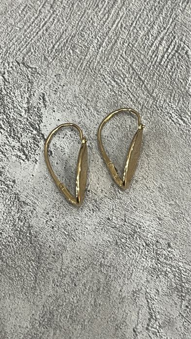 Серьги золотые. Вес 5,3