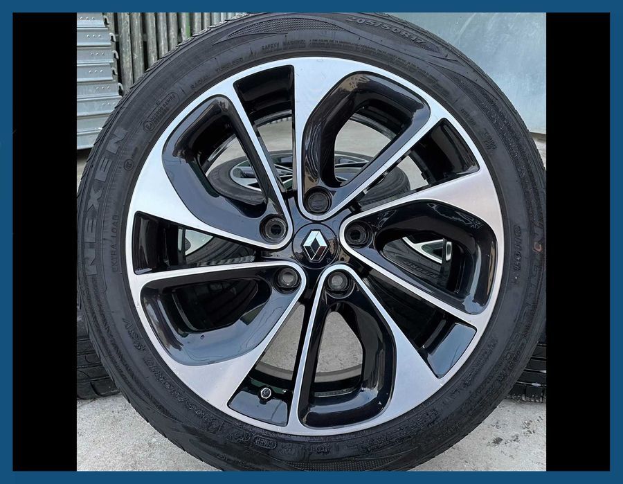 Set 4 capace negre 60mm jante aliaj Renault