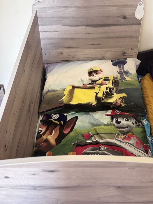 Детско креватче с люлеещ механизъм+матрак