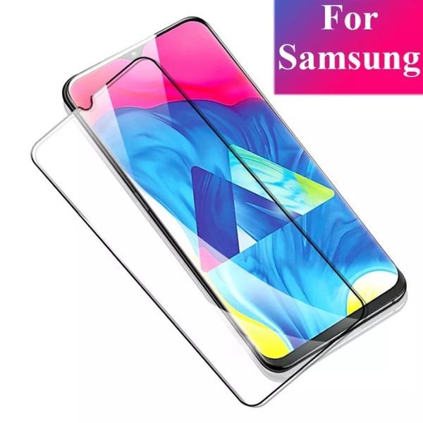 Samsung Galaxy A80 A70 A40 A10 / 5D ЦЯЛО ЛЕПИЛО Стъклен протектор