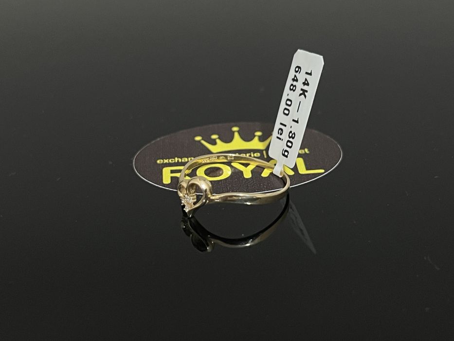 Bijuteria Royal CB : Inel dama aur nou 14k 1,30gr