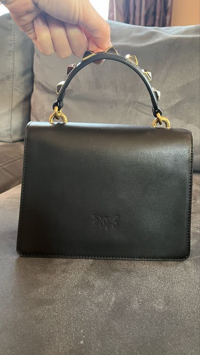 Кожена чанта Pinko
